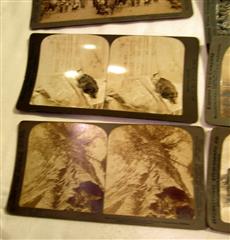 ANTIQUE STEREOSOPE VIEWER PAT APR 12,1904 WITH 70 CARDS & 5 POST CARDS